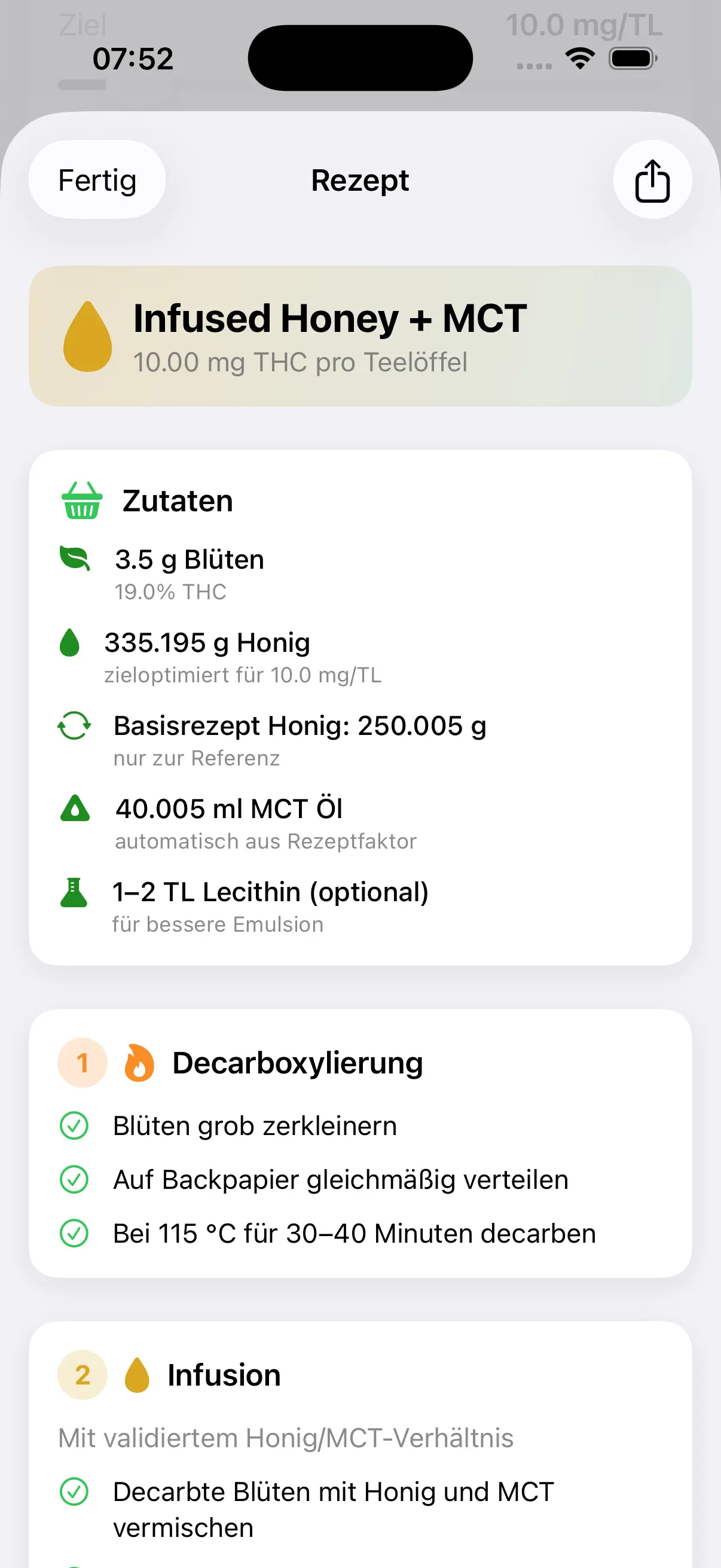 Infusion Calculator Screenshot 4